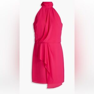 Halston Heritage Pink Mini Dress